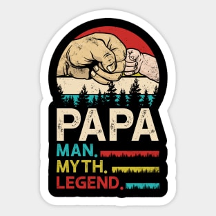 PAPA The Man The Myth The Legend T-Shirt Sticker